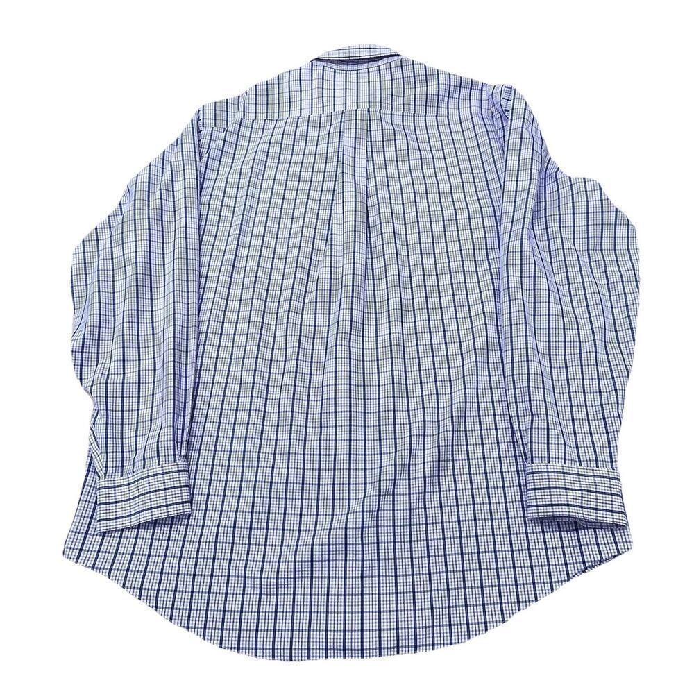 Brooks Brothers The Original Polo Shirt Non Iron Purple Pink Plaid Size Large - Picture 5 of 13